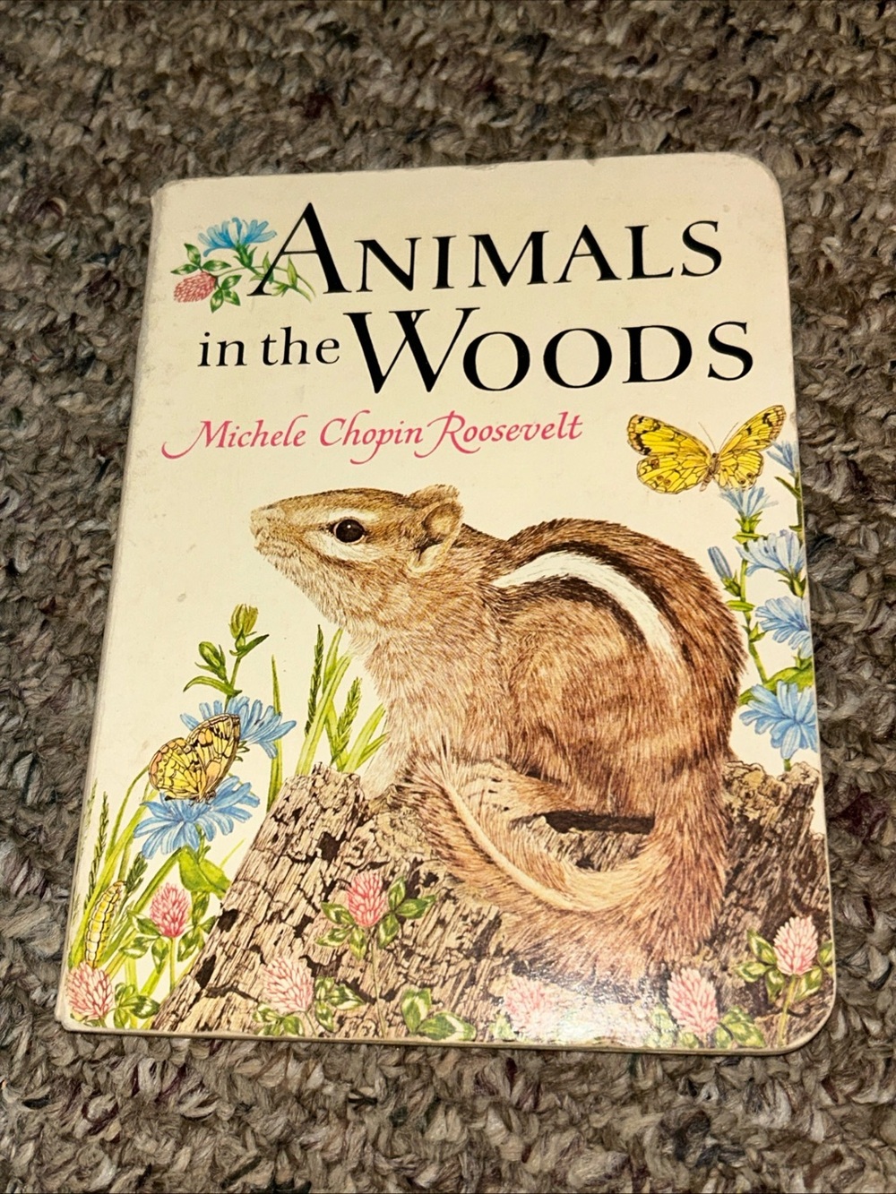 Animals In The Woods By Michele Chopin Roosevelt, Hardcover, 1981